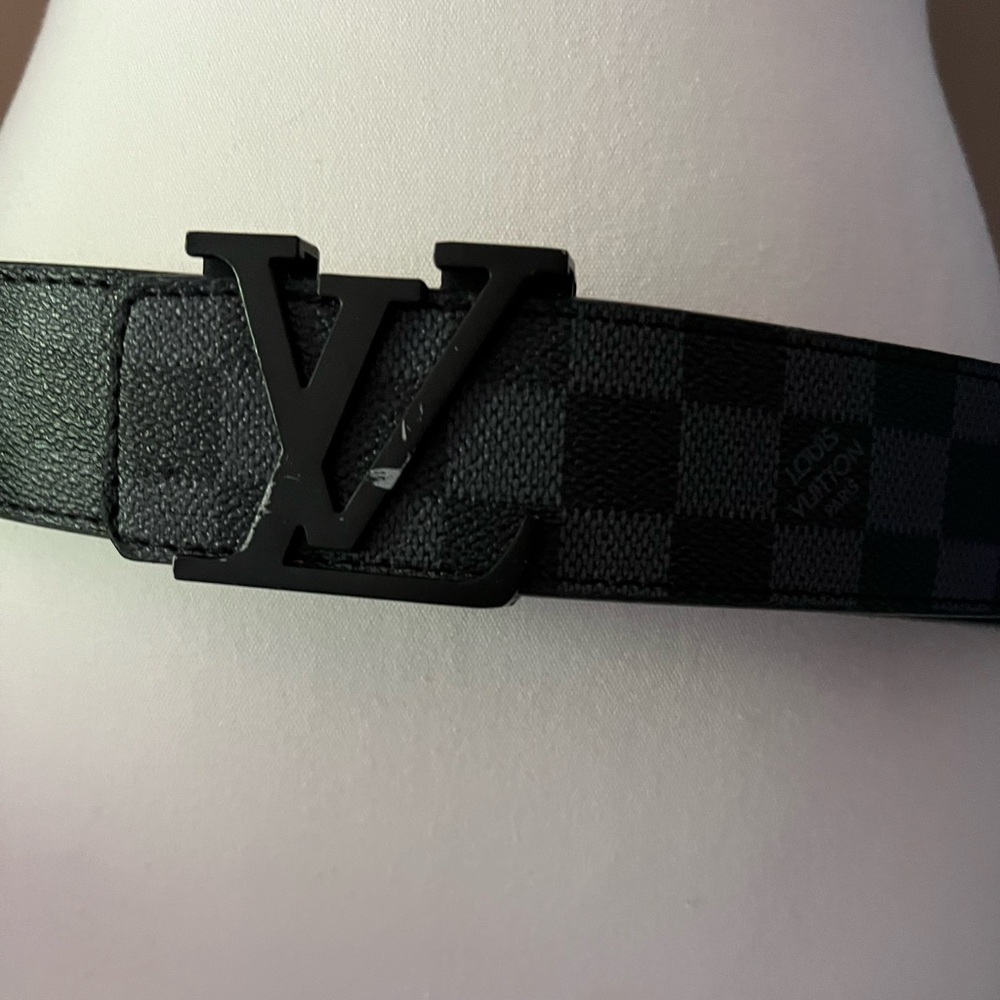 Louis Vuitton Damier Black Belt 46/115